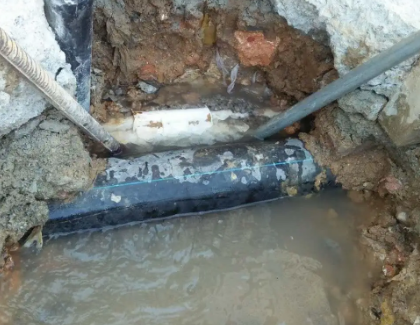 高港测漏水之水管漏水